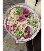 Авторський букет «Рожева мрія»