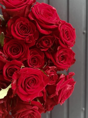 Red rose Grand Prix 60 cm