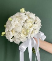 Wedding bouquet with phalaenopsis