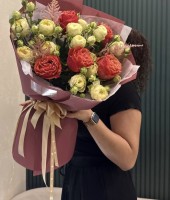 Bouquet "Coral Harmony"