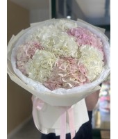 Bouquet of 9 hydrangeas