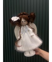 Handmade interior doll"Angel with a bow"