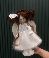 Handmade interior doll"Angel with a bow"