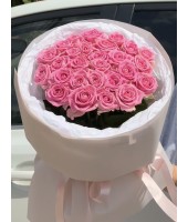 Bouquet of 27 Aqua roses